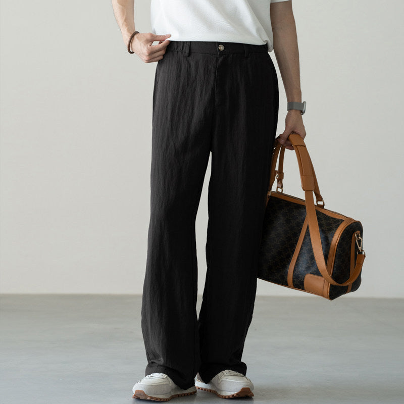 Breathable Textured Casual Pants For Men