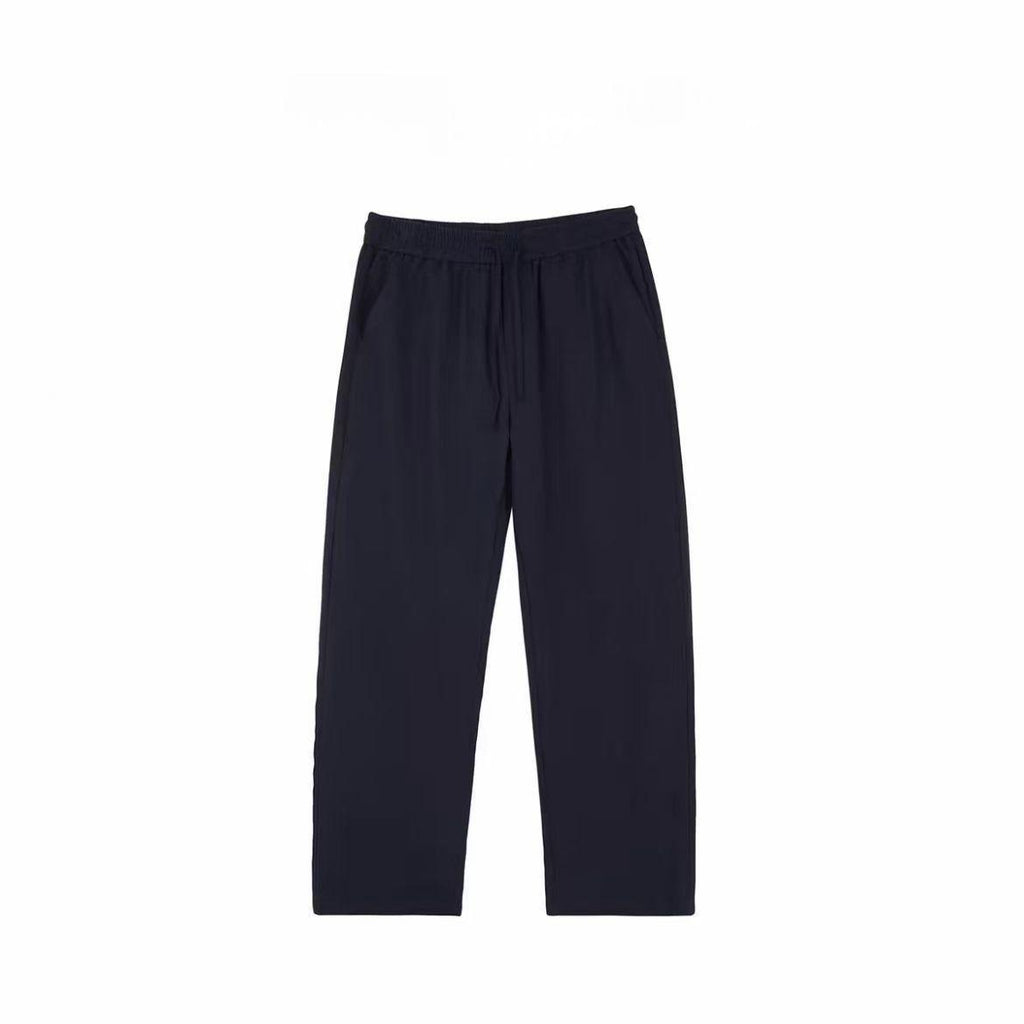 Mens Casual Straight-leg Loose-fitting Trousers