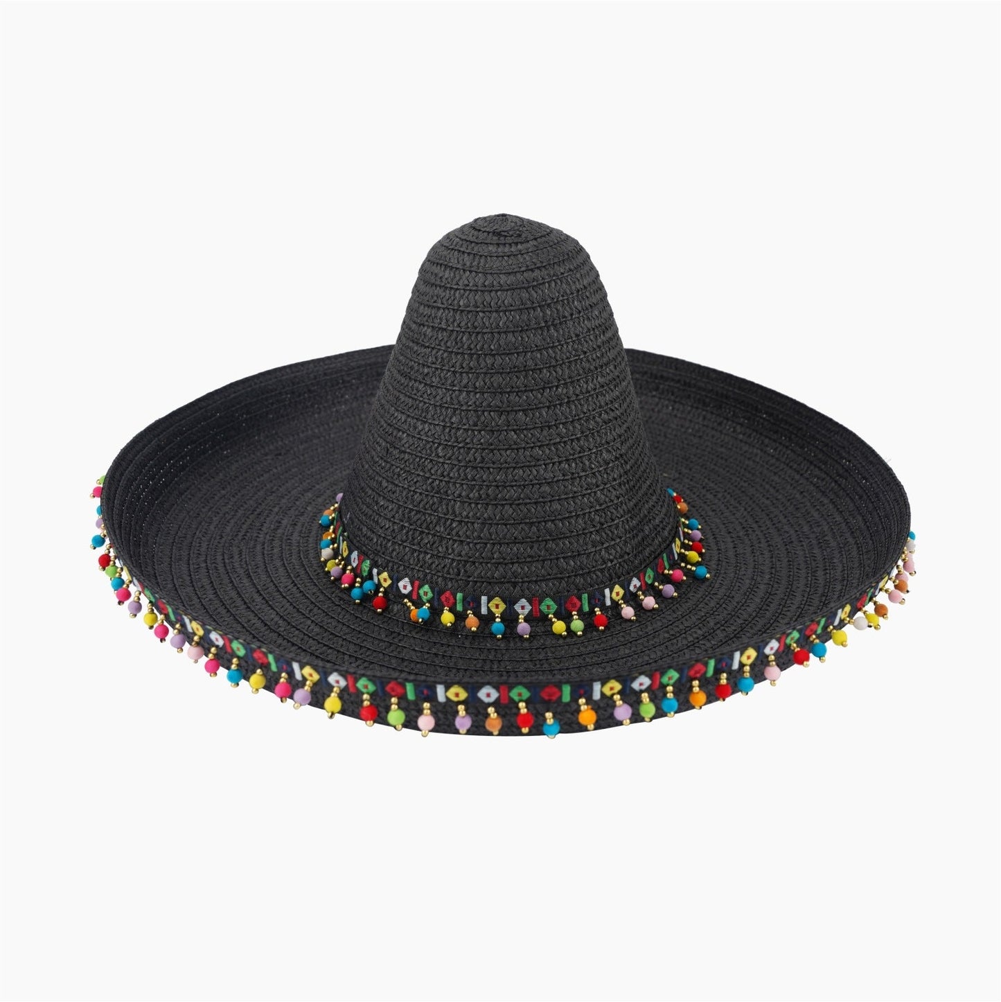 Panama Cowboy Hat, Rider Hat, Beach Brazilian Sun Hat, Men's Straw Hat, Wide Brim UV Protection Hat For Cross-border Amazon Sales