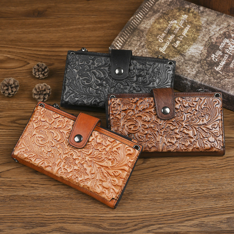 New Retro Long Wallet For Women