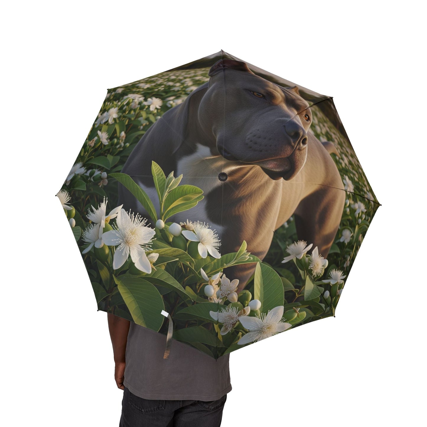 48" Semi-Automatic Umbrella – Windproof Large Travel Rain Umbrella
