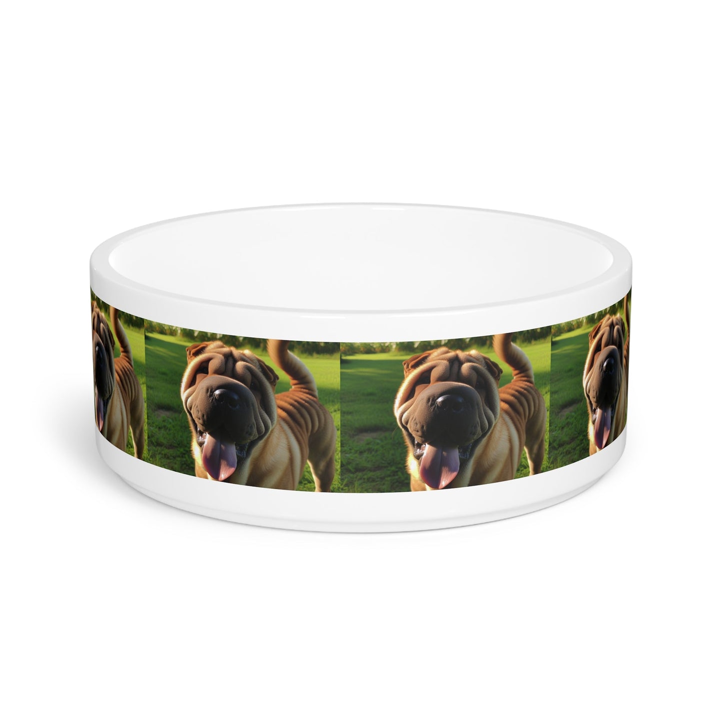 Ceramic Pet Bowl – 16 oz Dog Feeding Bowl