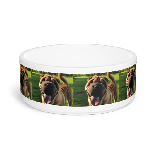 Ceramic Pet Bowl – 16 oz Dog Feeding Bowl