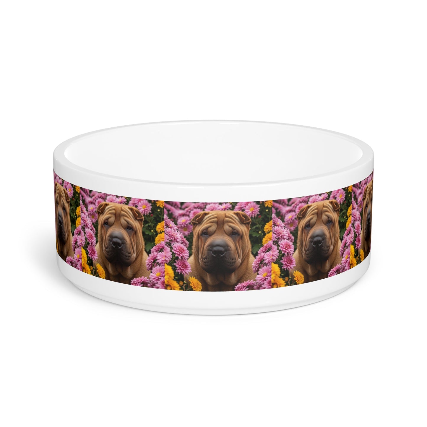 Ceramic Pet Bowl – 16 oz Dog Feeding Bowl