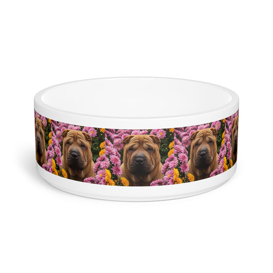 Ceramic Pet Bowl – 16 oz Dog Feeding Bowl