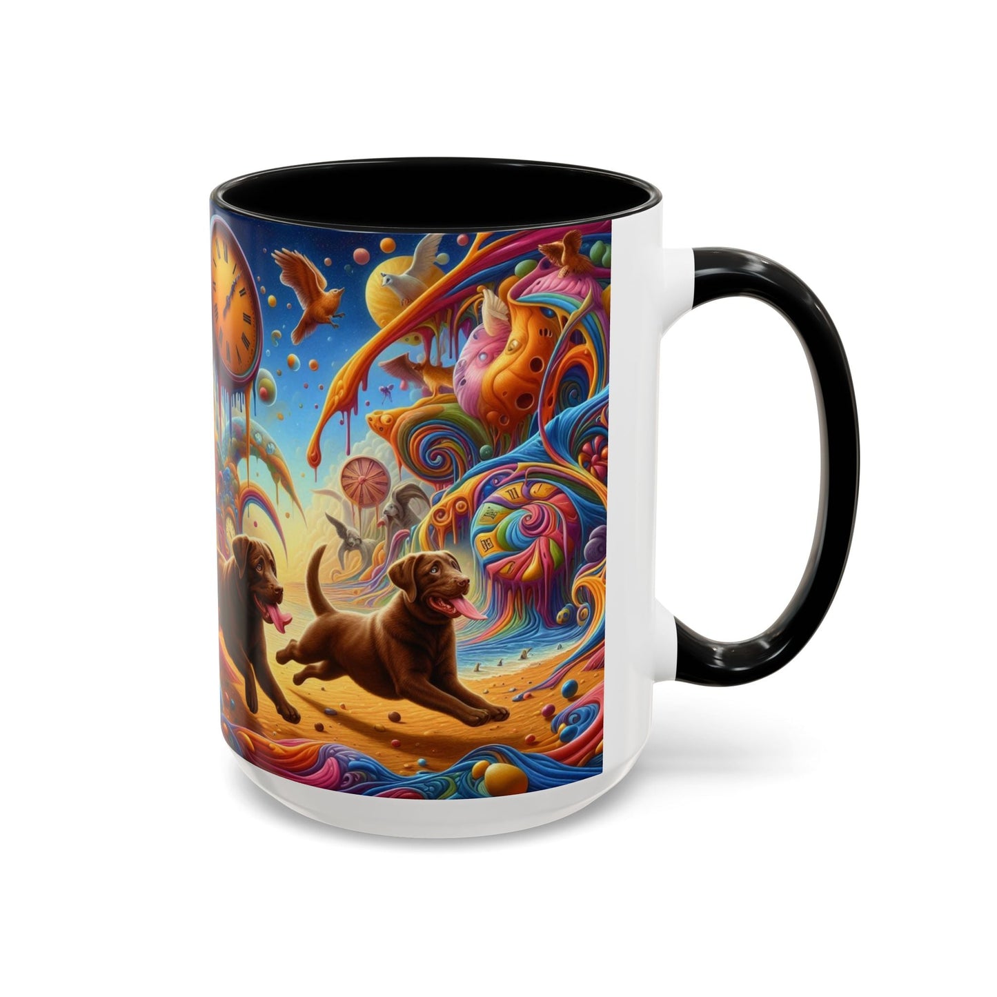 Keramiktasse mit Hunderassen-Motiv – 11 oz & 15 oz