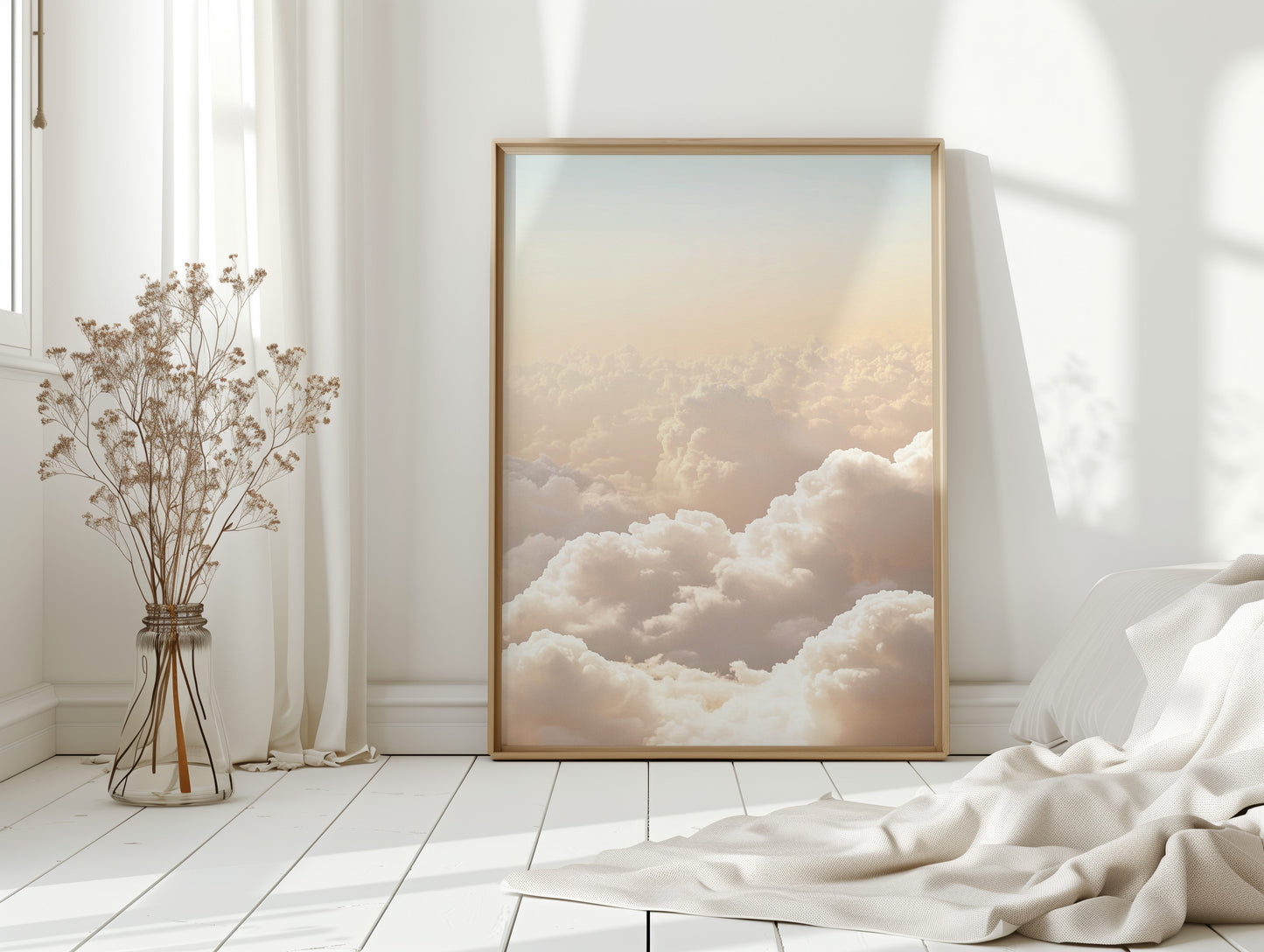 Lueur du ciel nuageux