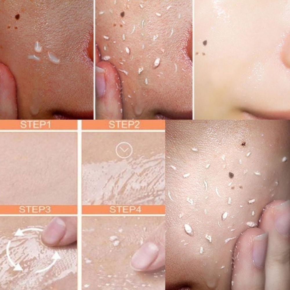 Cucumber Coconut Papaya Facial Exfoliating Gel Cream Body Cleansing