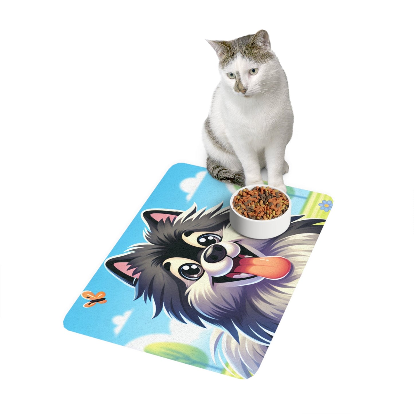 Tapis antidérapant pour animaux de compagnie – Tapis d'alimentation étanche pour chiens