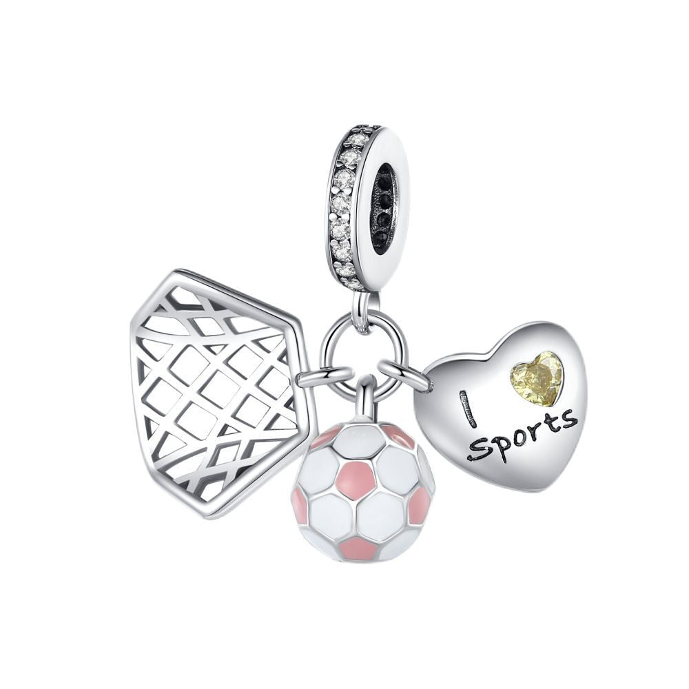 Travel Sketching Sports Soccer Bracelet Pendant Accessory