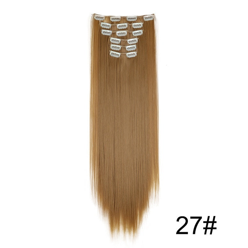 Wig Extensions 6-piece Set, Long Straight Hair