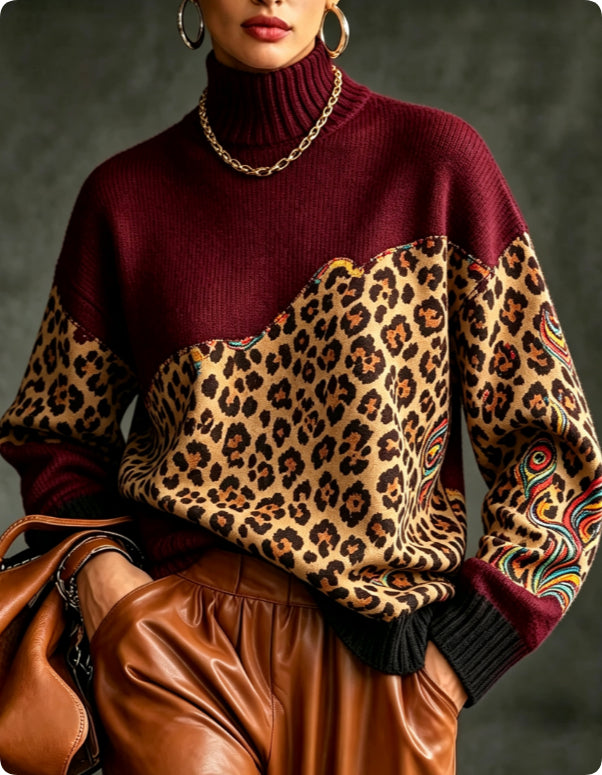 Womens Plus-Size Loose Sweater