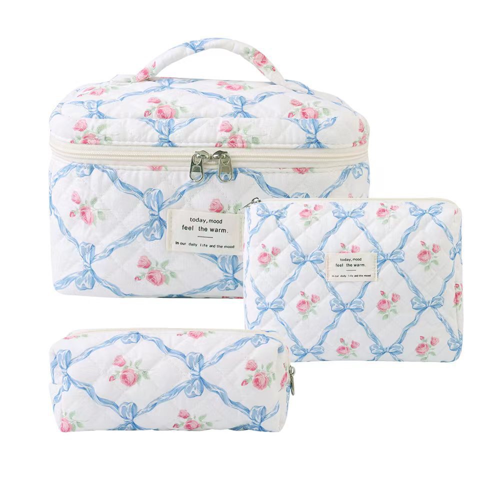 Floral Home Storage Cosmetic Bag