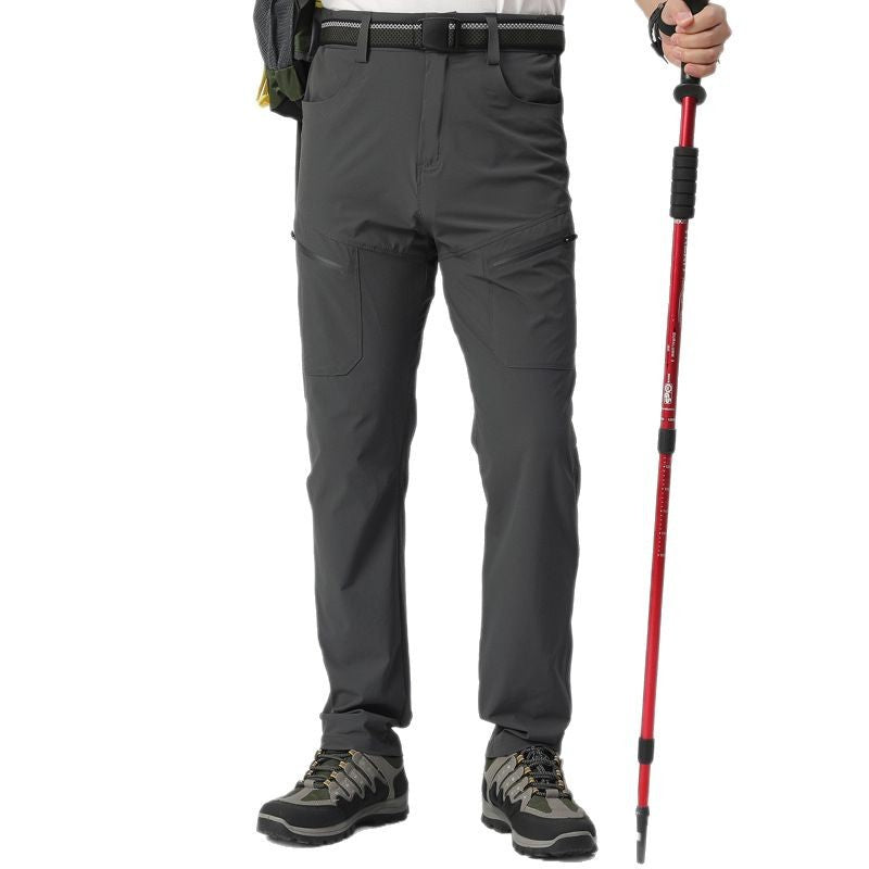 Outdoor Work Pants For Hiking Waterproof Stretchy Breathable With Multiple Pockets