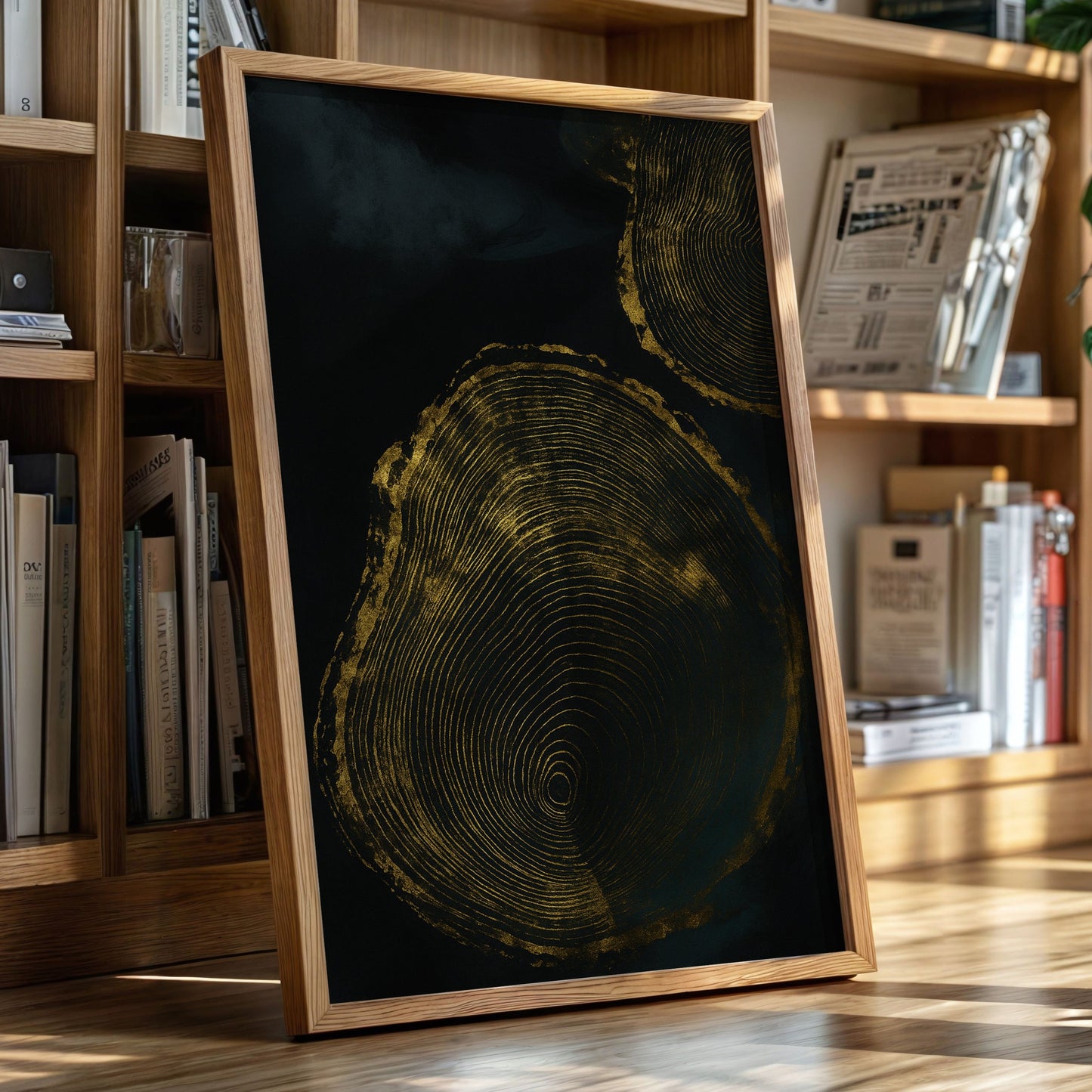 Schattenringe in Gold