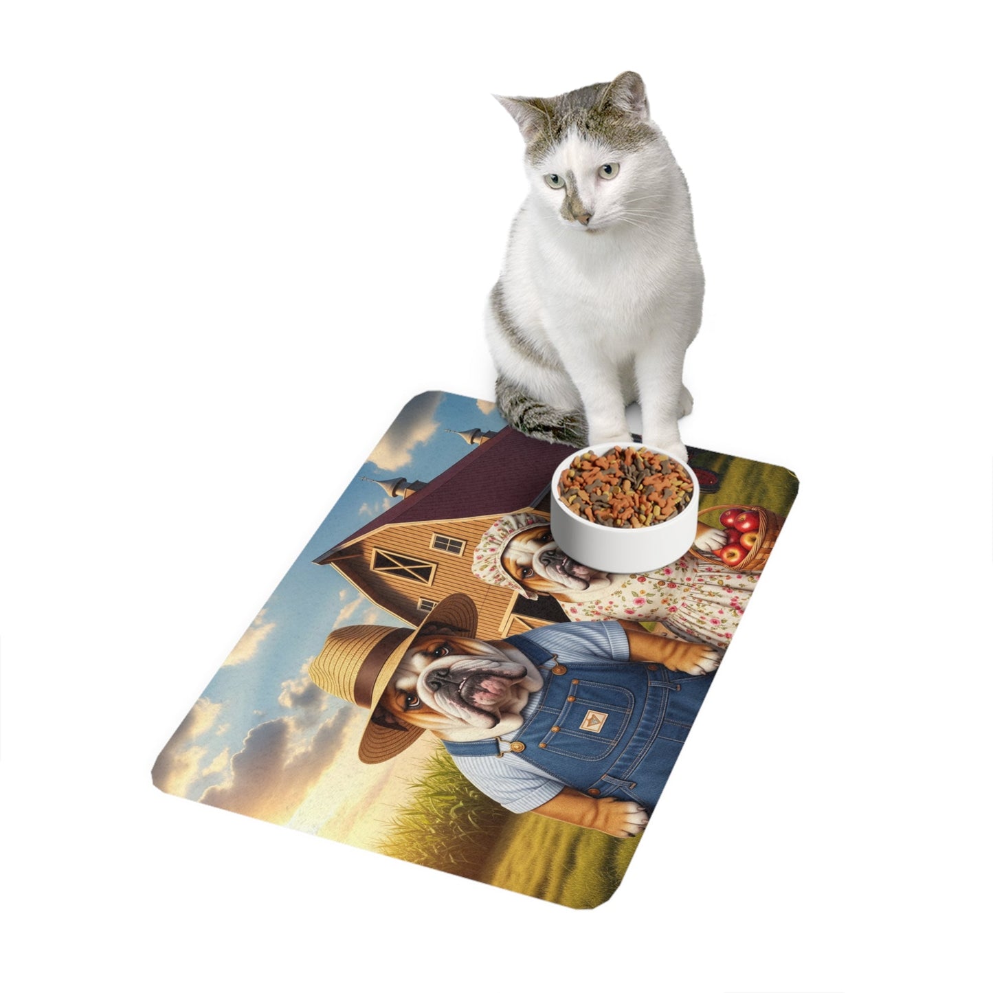 Tapis antidérapant pour animaux de compagnie – Tapis d'alimentation étanche pour chiens