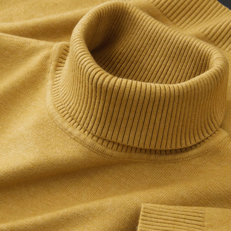 Skin-friendly Casual Warm Turtleneck Sweater For Men