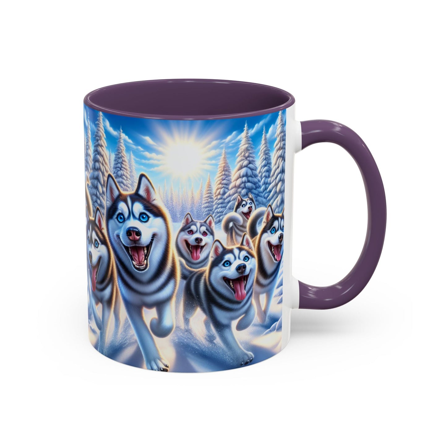 Keramiktasse mit Hunderassen-Motiv – 11 oz & 15 oz