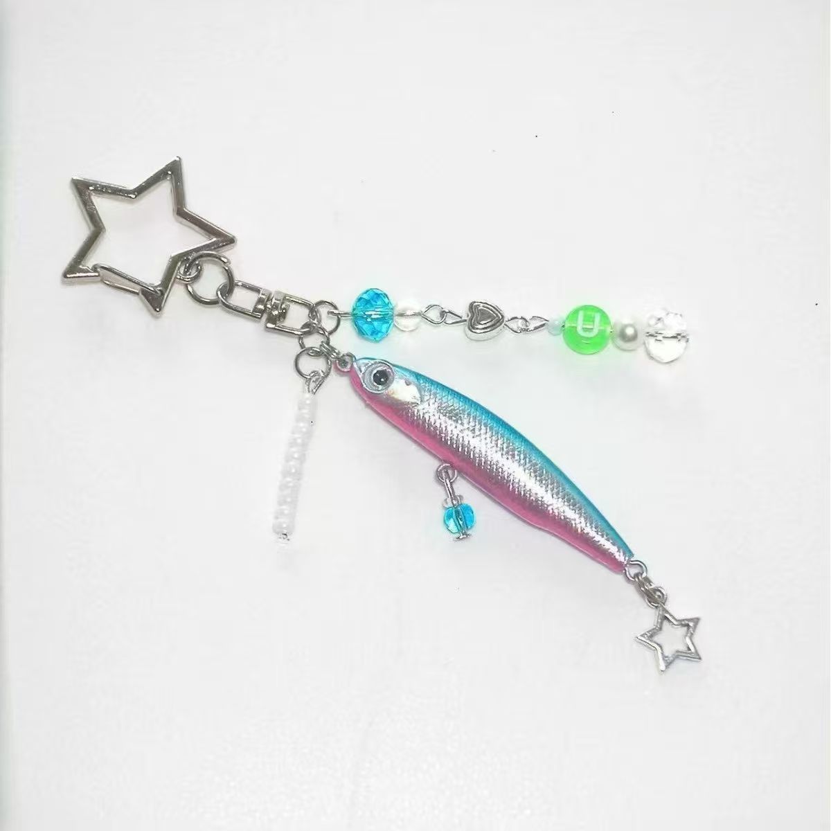 Fashionable And Personalized Pendant With A Small Fish Keychain