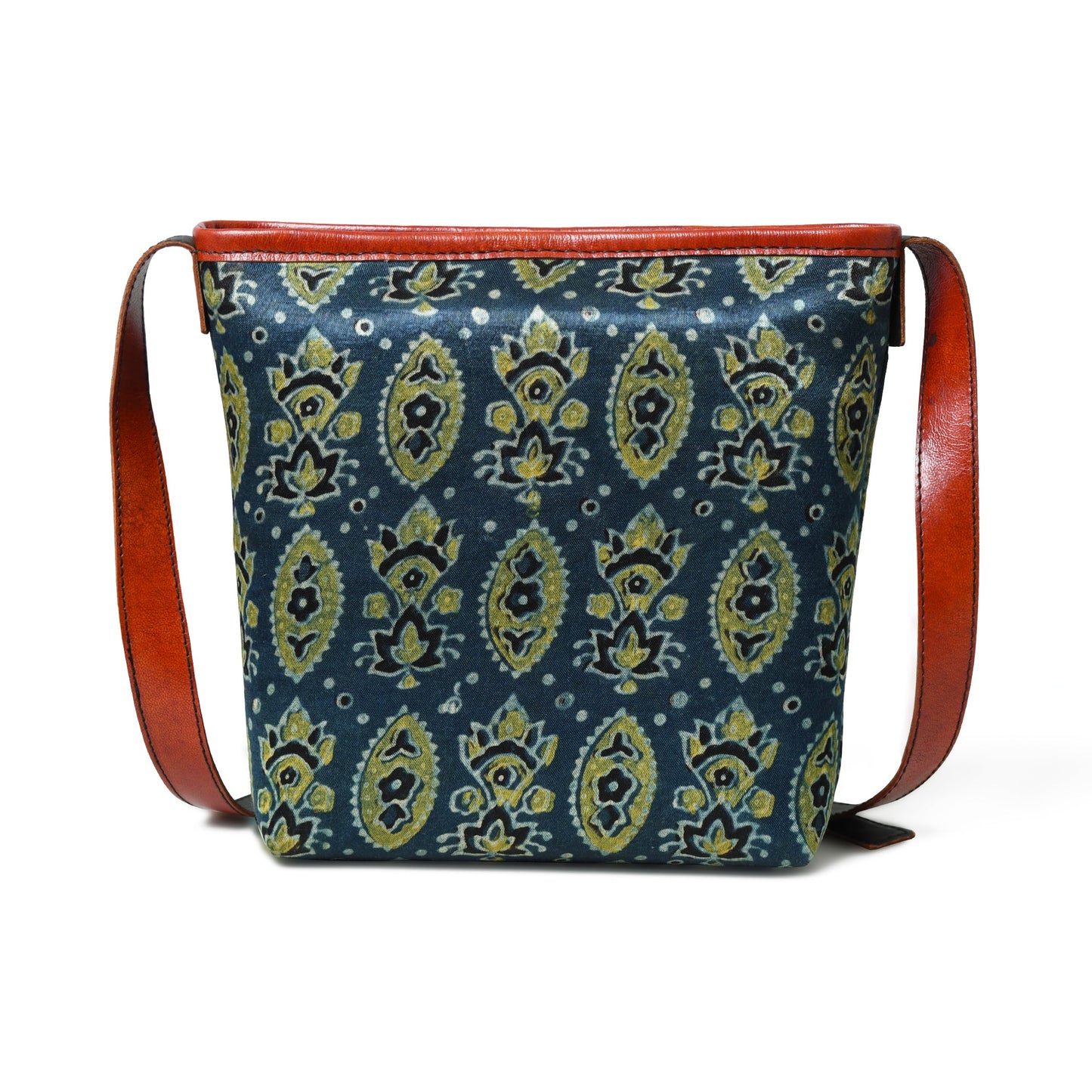 Sac cabas en cuir Ajrakh Heritage