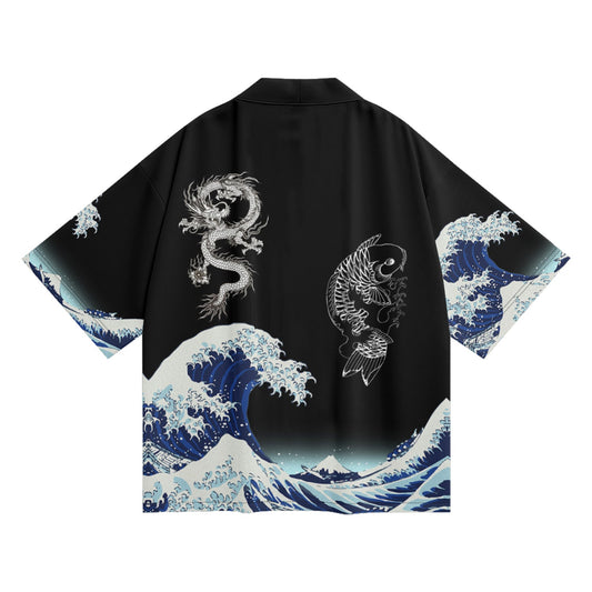 K18 Drachen-Natur-Kimono