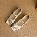 Women's French Minimalist Flat Mary Jane Shoes