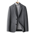 Autumn And Winter Solid Color Short Wool Woolen Men's Suit