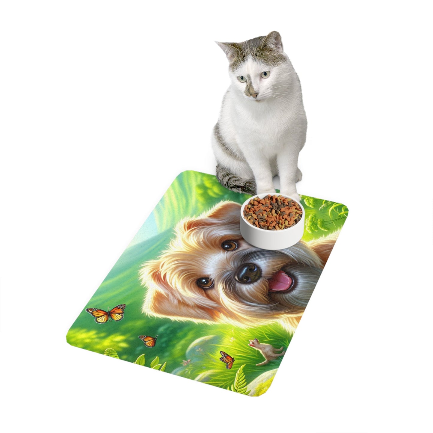 Non-Slip Pet Food Mat – Waterproof Feeding Mat for Dogs
