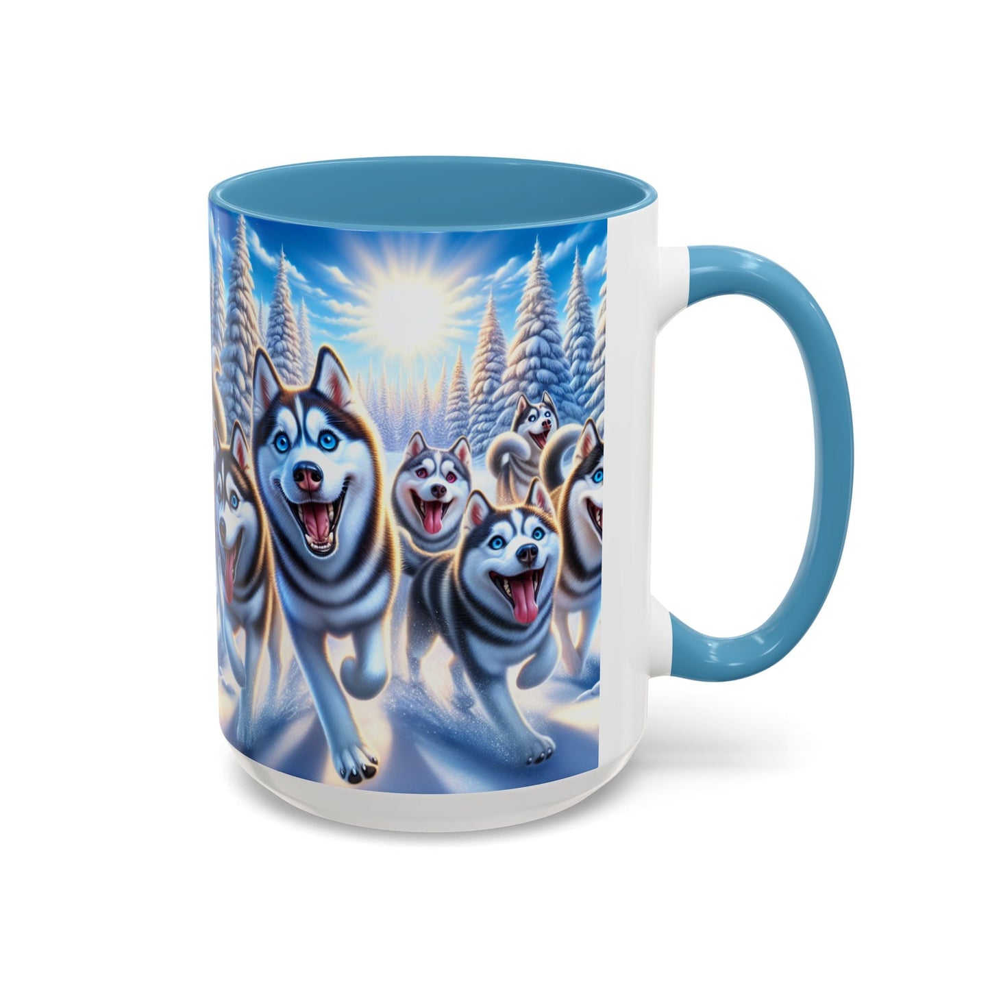 Keramiktasse mit Hunderassen-Motiv – 11 oz & 15 oz