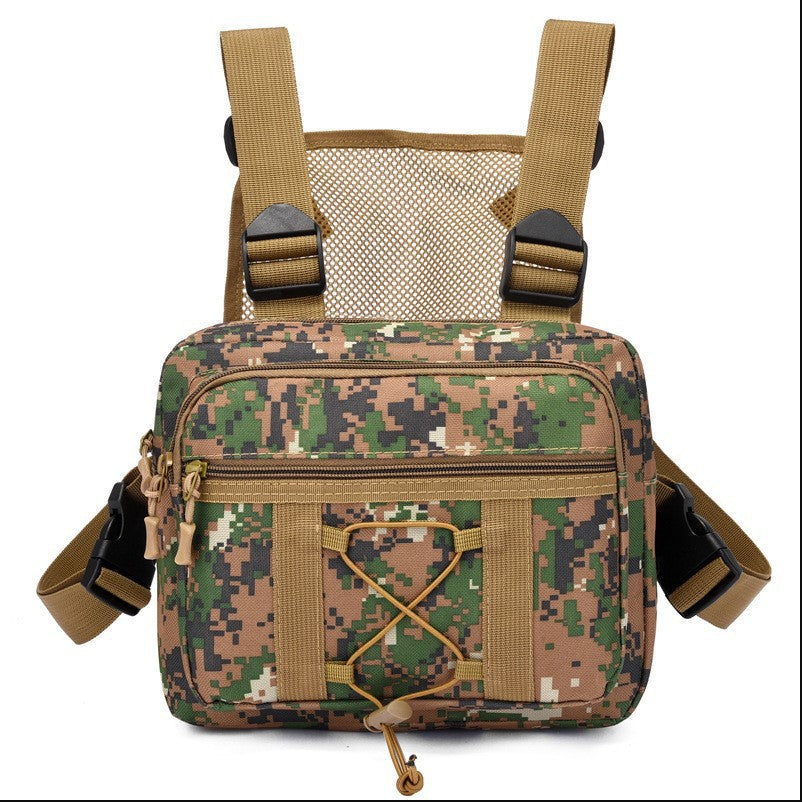 Outdoor Tactical Chest Pack Camouflage For Sports And Training Close-fitting