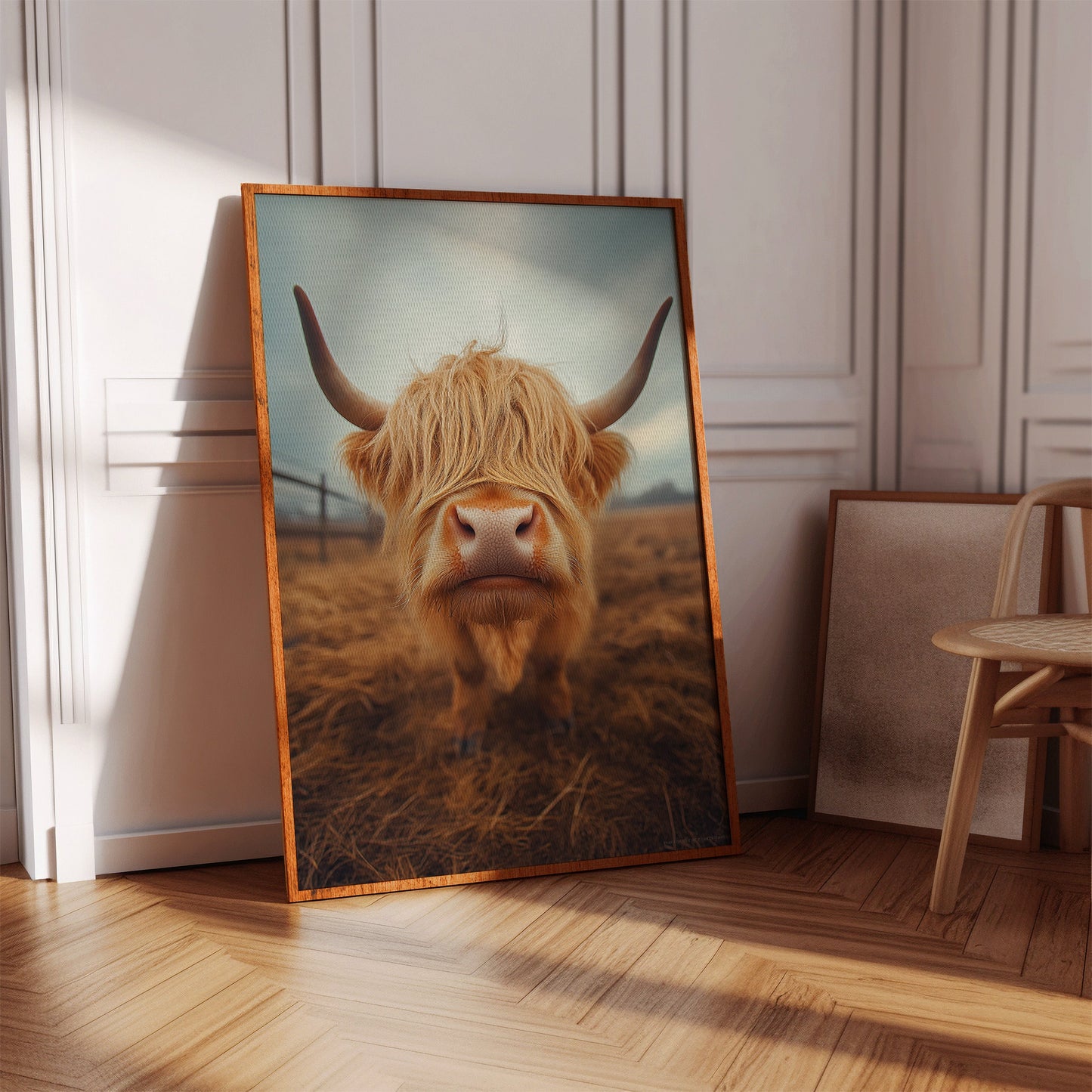 Golden Fluff and Attitude Highland Cattle