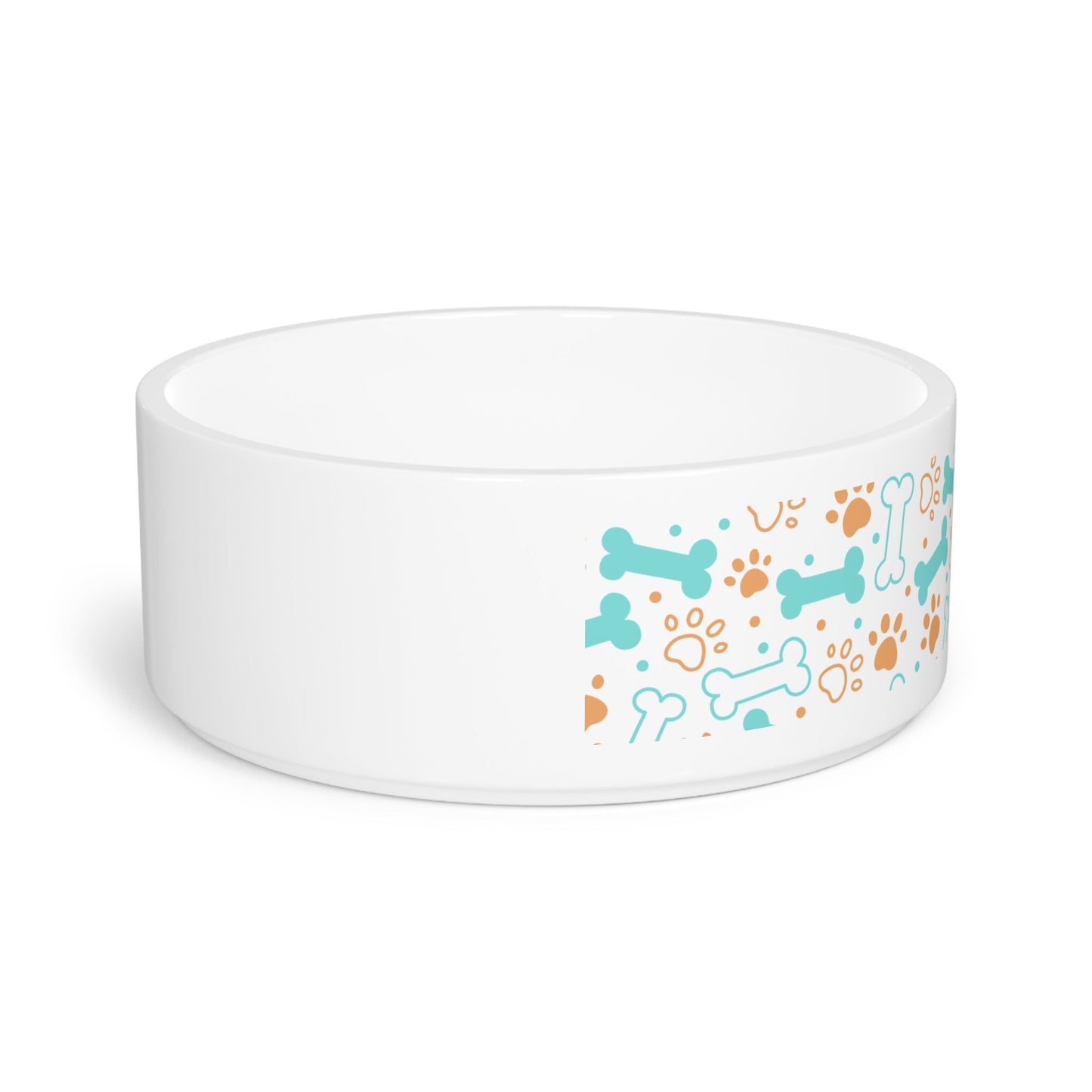 Ceramic Pet Bowl – 16 oz Dog Feeding Bowl