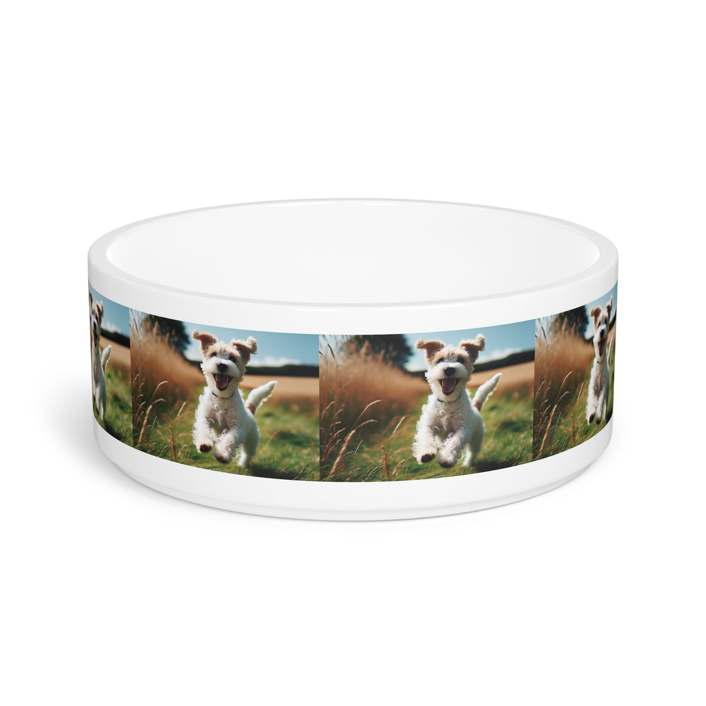 Ceramic Pet Bowl – 16 oz Dog Feeding Bowl