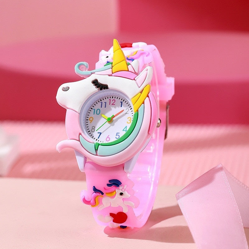 Cute And Fashionable Cartoon Silicone Kids Watch