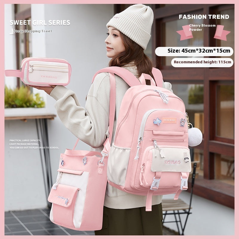 Student Children Schoolbag Girls Waterproof Backpack