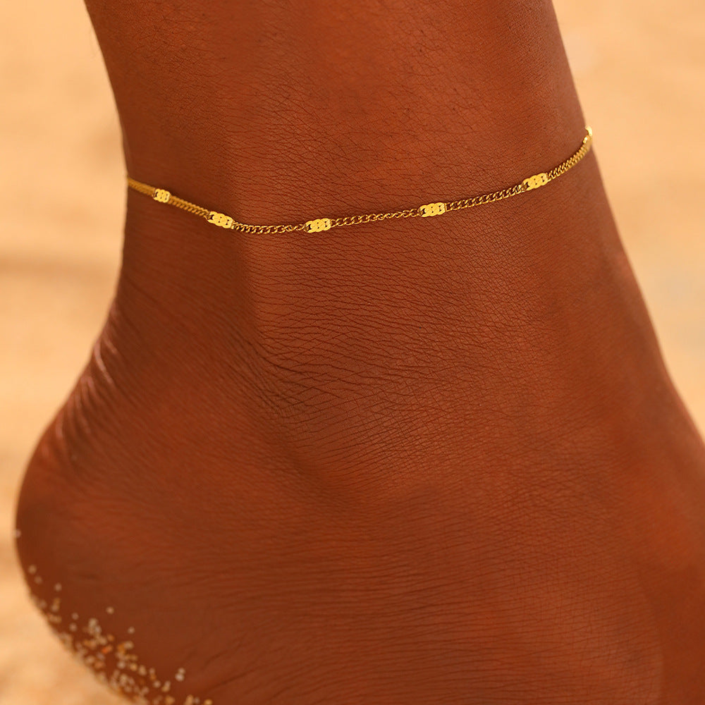Stainless Steel Fashionable All-match Anklet