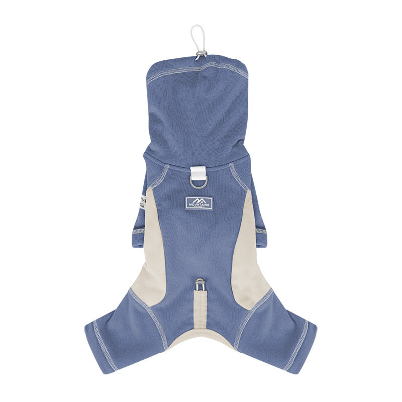 Dog Clothes AutumnWinter Thickened Warm Simple Apparel Sporty Style Four-Leg Base Layer