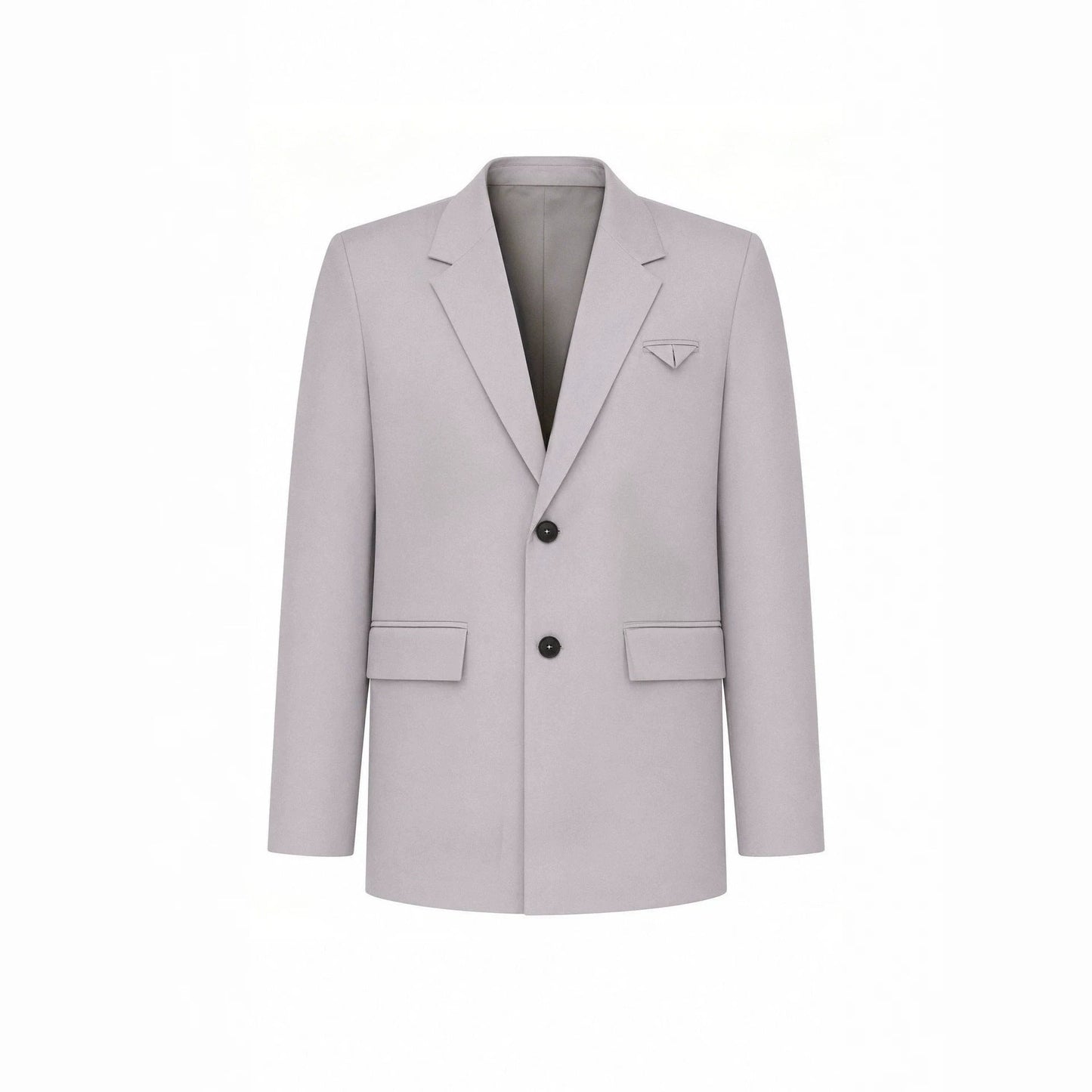 Mens Solid-Color Suit Business Formal Attire Set