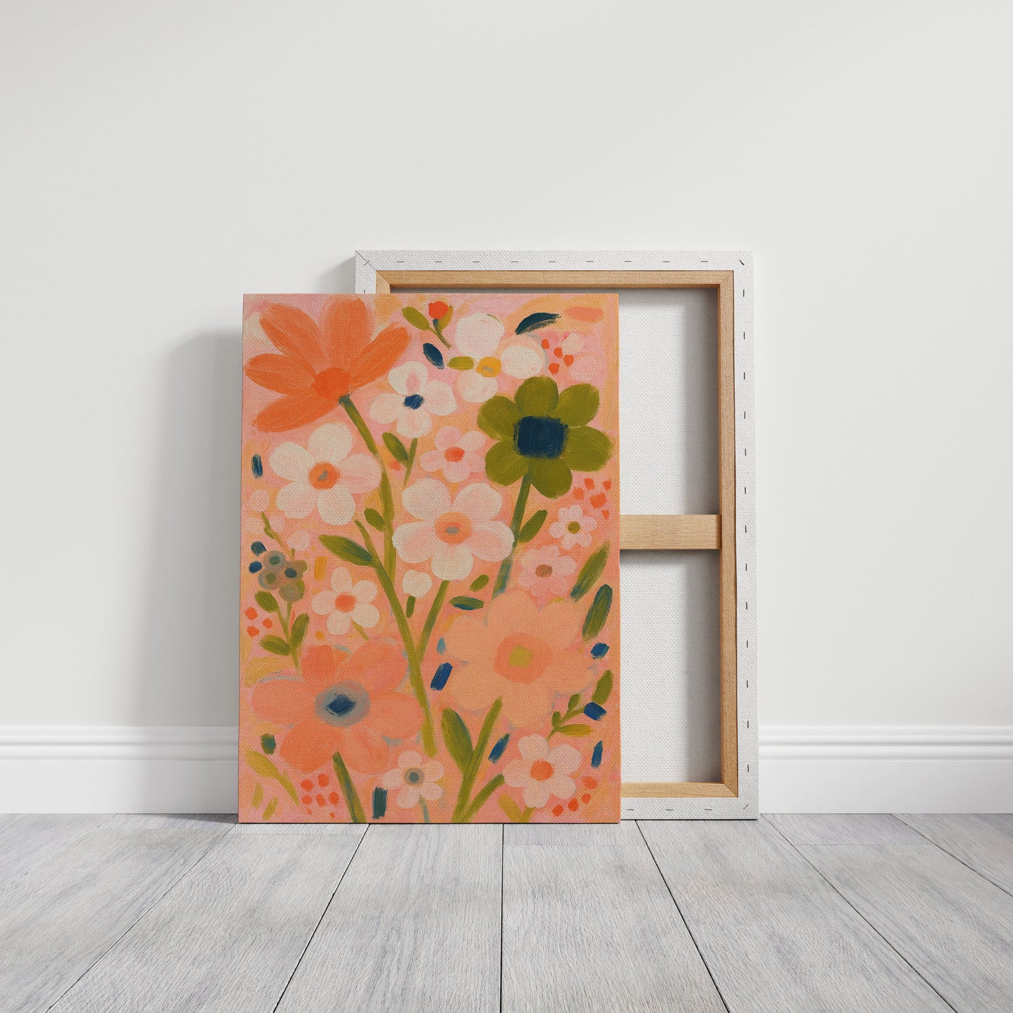 Jardin de fards en pleine floraison