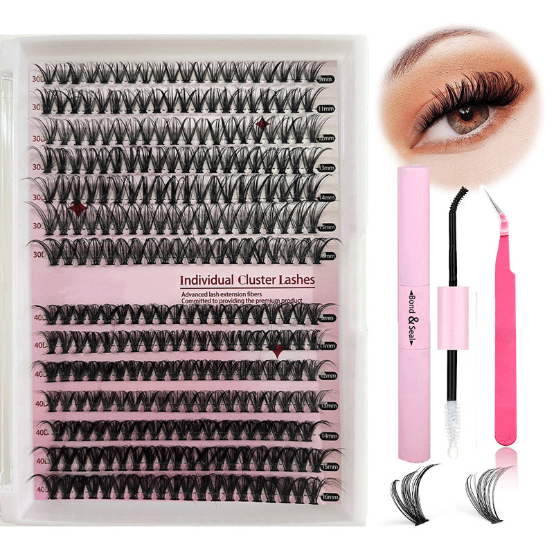 DIY Cluster Lashes Mixed Package False Eyelashes