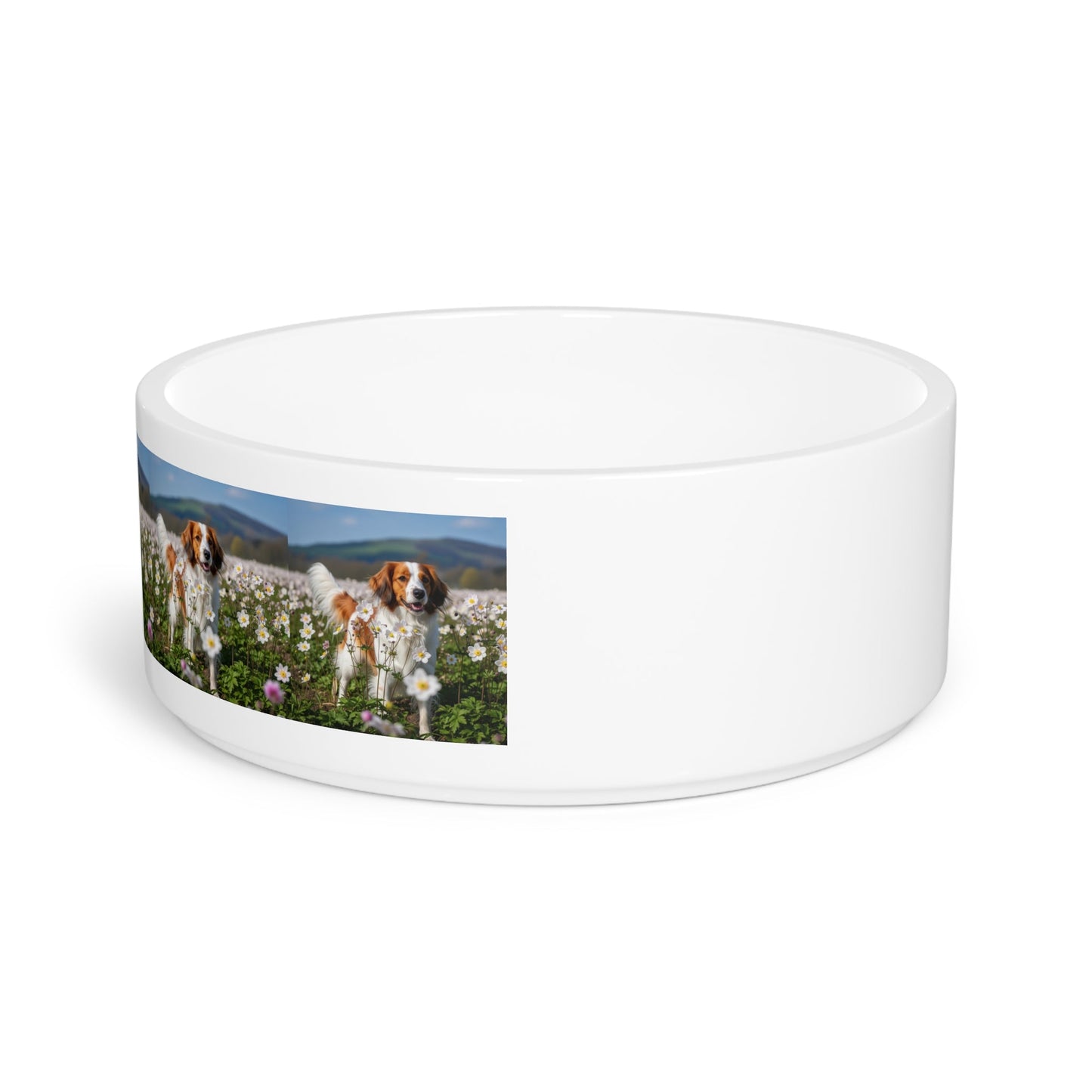 Ceramic Pet Bowl – 16 oz Dog Feeding Bowl