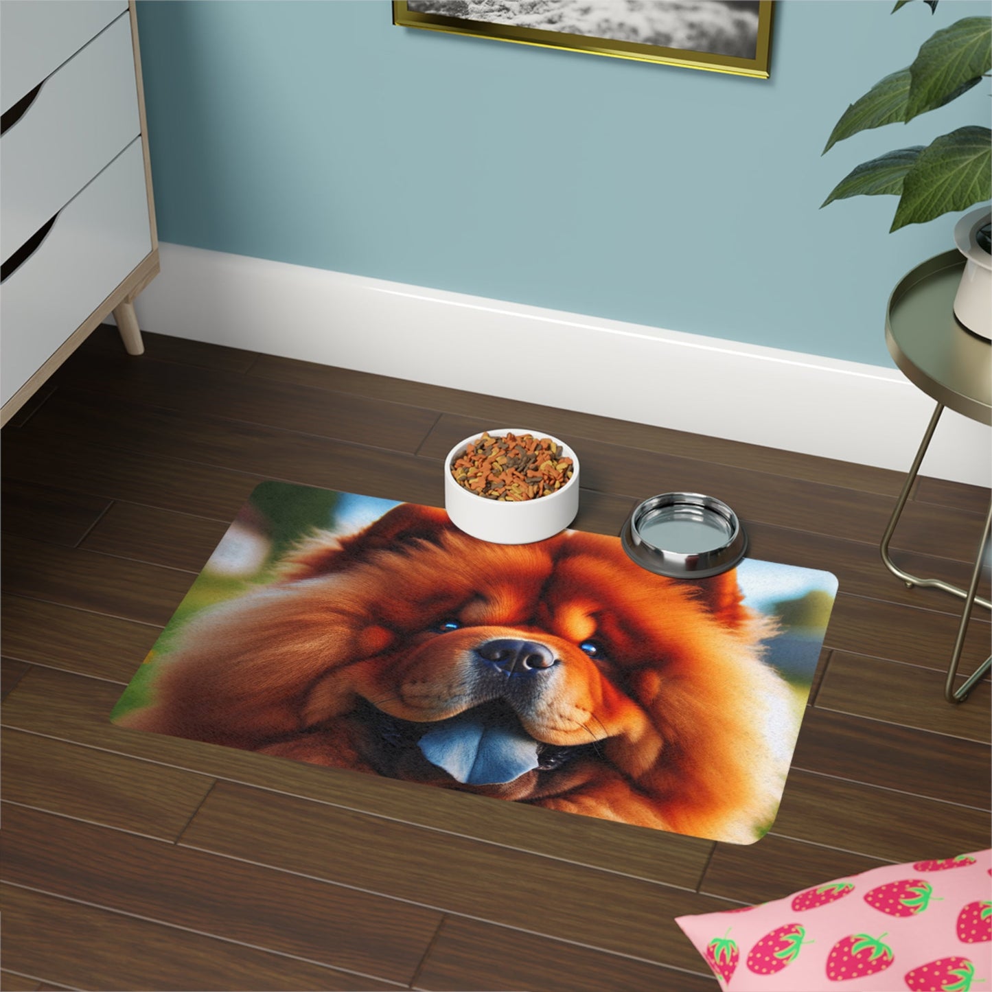 Tapis antidérapant pour animaux de compagnie – Tapis d'alimentation étanche pour chiens