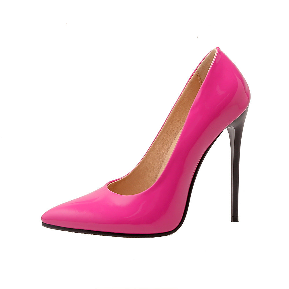 Pointed-toe Stiletto Ultra-high Heels For Spring Summer And Autumn