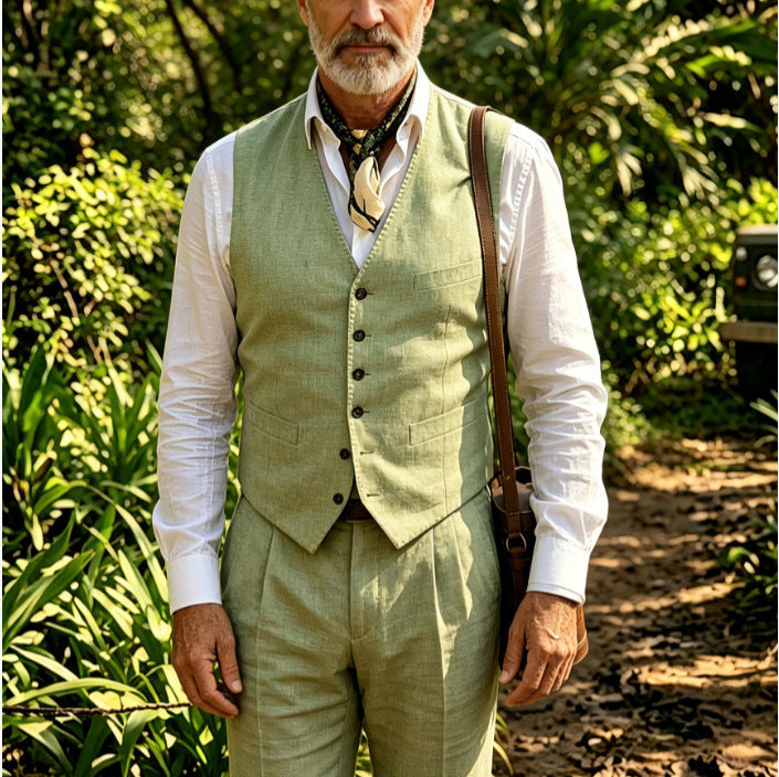 American-Style Party-Ready Vest For Fall And Winter