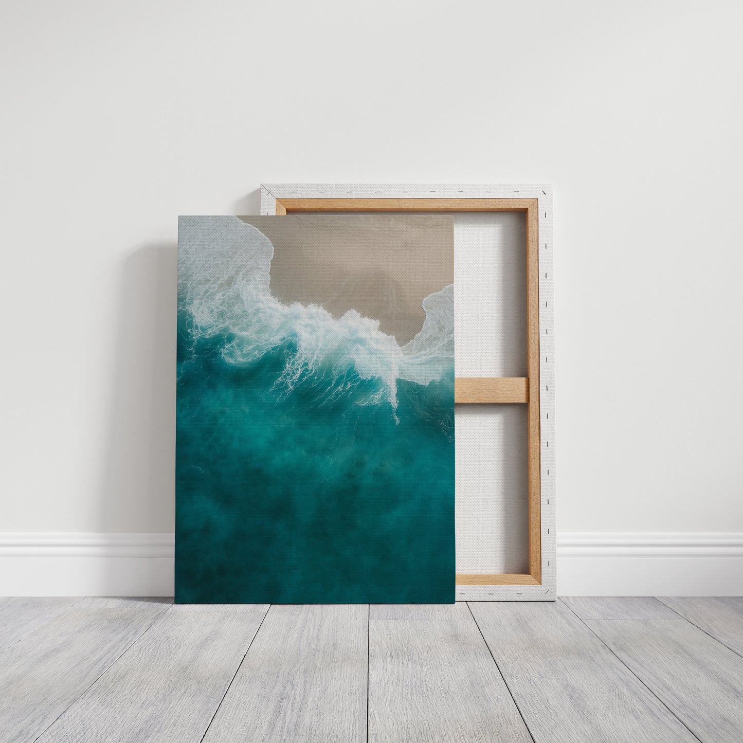 Dérive Aérienne Sur la Houle Turquoise