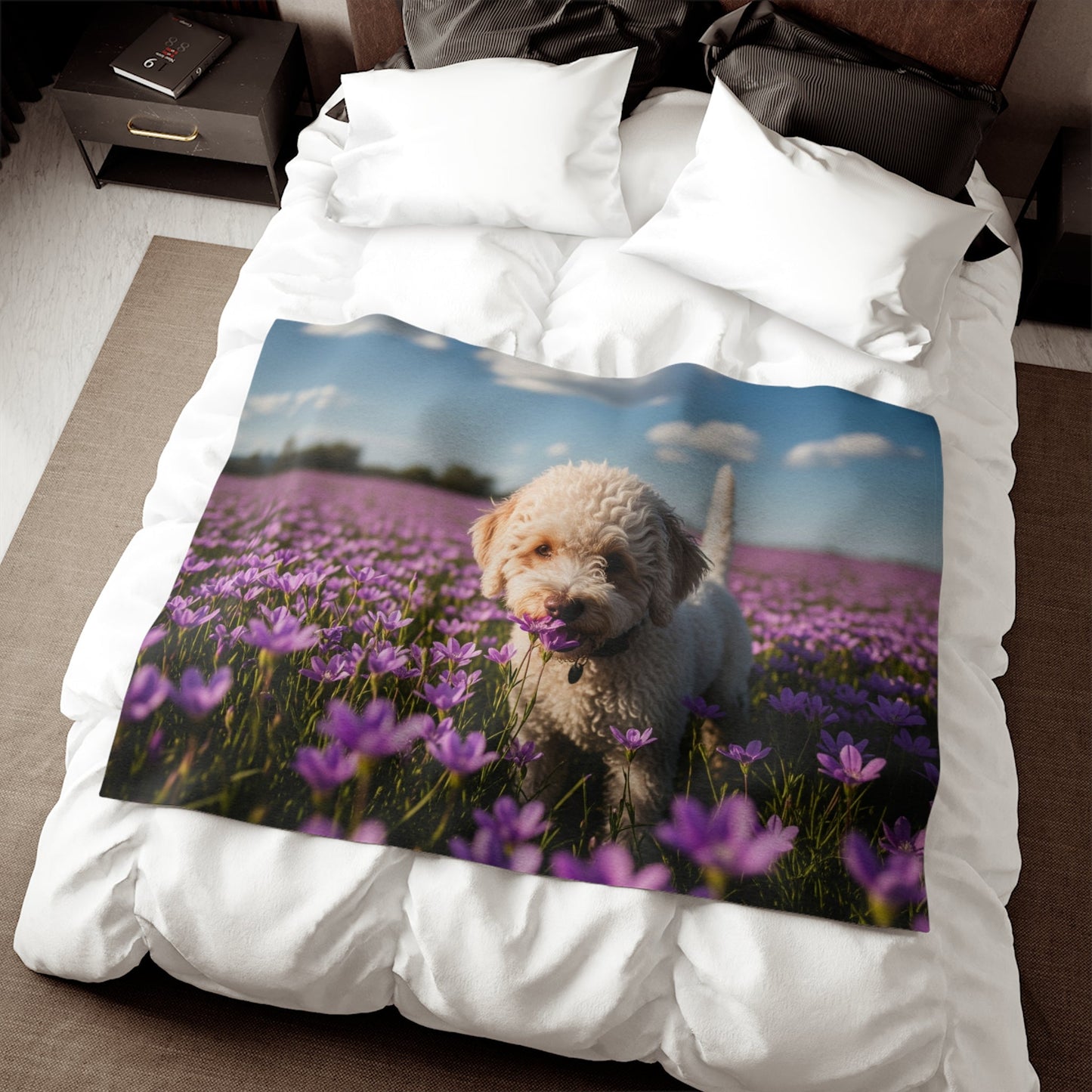 Sweatshirt Blanket – Plush Fleece Throw, 2 Size Options