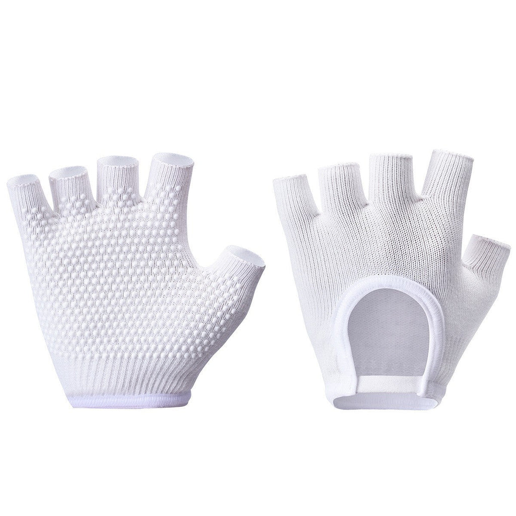 Non-slip Aerial Yoga Cotton Breathable Half-finger Gloves