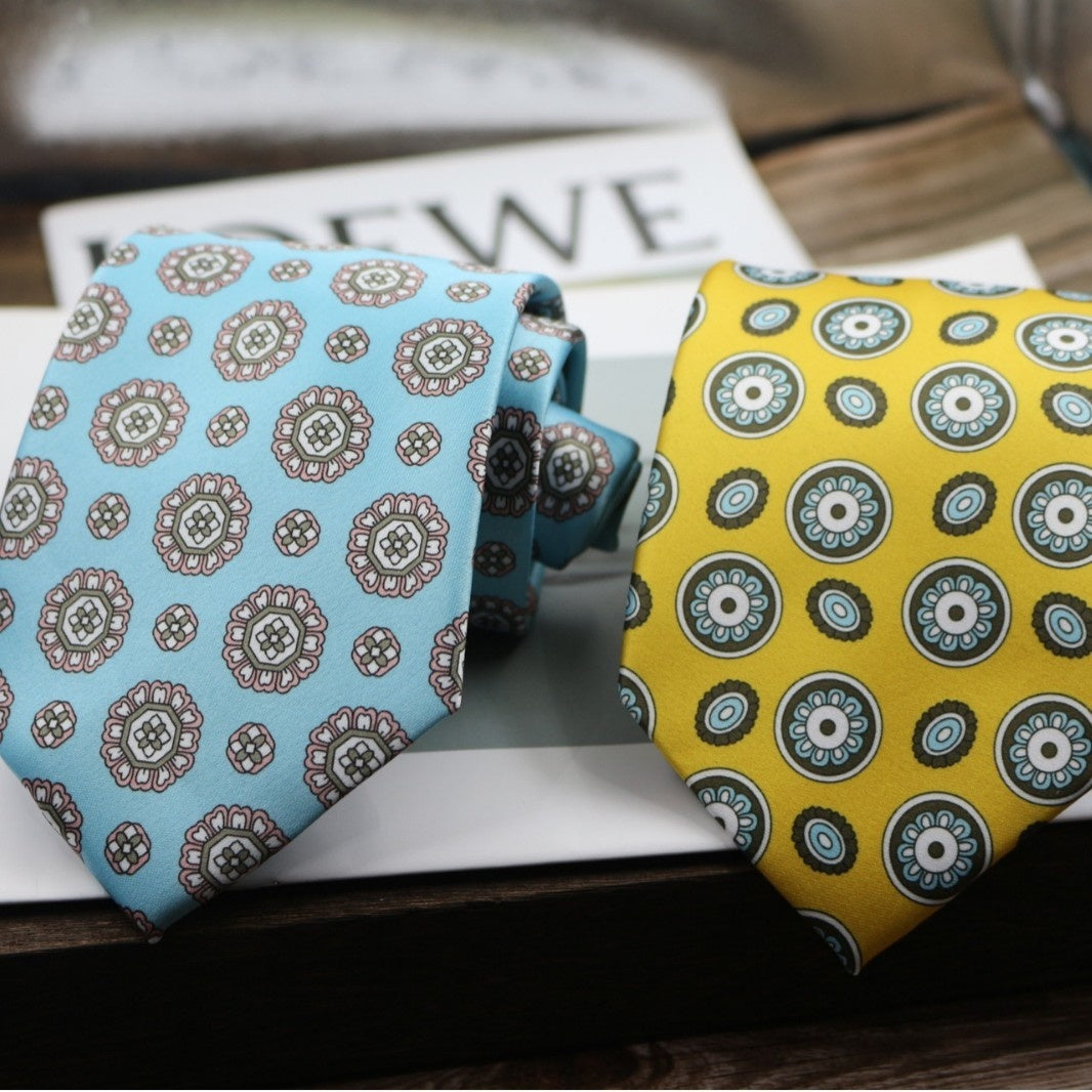 9cm Business Formal Wide-width Tie, Mens Vintage Style