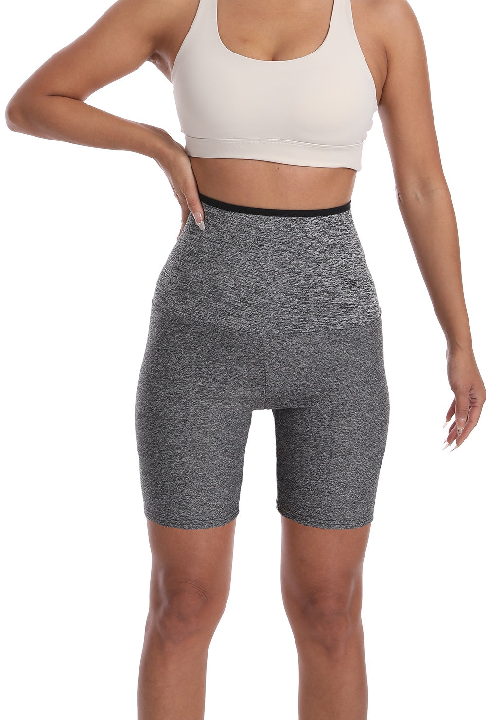 Plus Size Sauna Sweat Shorts For Women Slimming Compression Workout Thermo Waist Trainer Slimming Leggings Pants Body Shaper