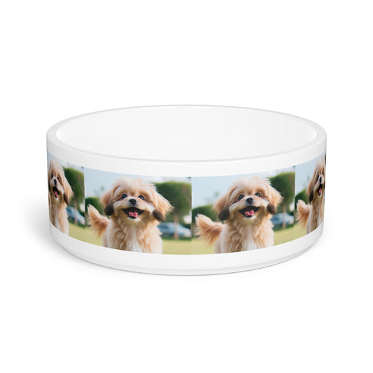 Ceramic Pet Bowl – 16 oz Dog Feeding Bowl